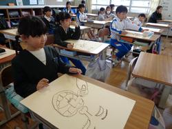 4年生図工の授業