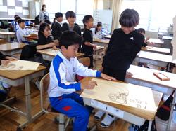 4年生図工の授業