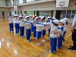 2年生体育の授業