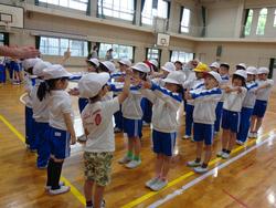 2年生体育の授業