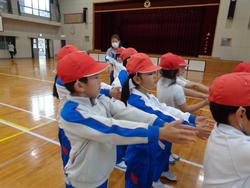 2年生体育の授業