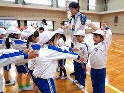 2年生体育の授業