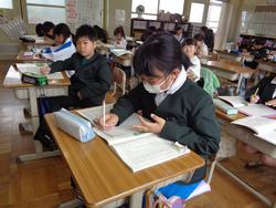 3年生国語の授業