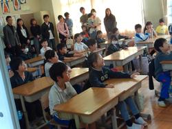 1年授業参観の様子