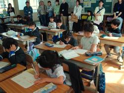 2年授業参観の様子