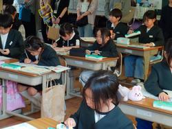 3年授業参観の様子