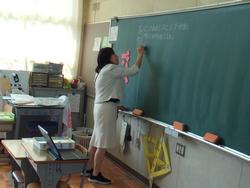 3年授業参観の様子