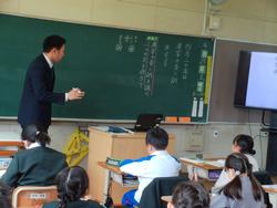 2年授業参観の様子