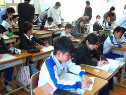 4年授業参観の様子