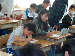 4年授業参観の様子