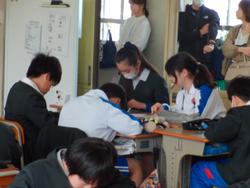 6年授業参観の様子