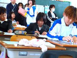 6年授業参観の様子