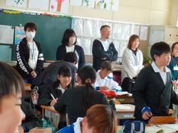 6年授業参観の様子