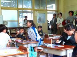 1年授業参観の様子