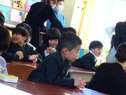 1年授業参観の様子