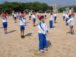 1年生体育の授業