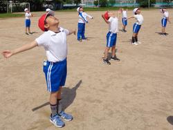 1年生体育の授業