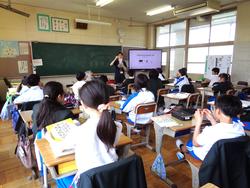 5年生尿検査について説明