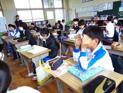 5年生尿検査について説明