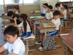 1年生道徳の授業