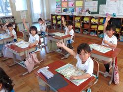 1年生道徳の授業