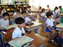 1年生道徳の授業