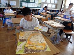 4年生図工の授業