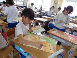 4年生図工の授業