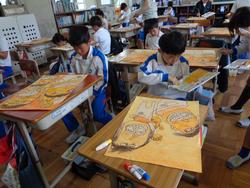 4年生図工の授業