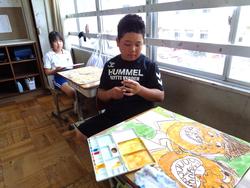 4年生図工の授業