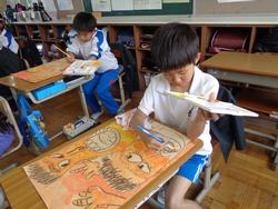 4年生図工の授業