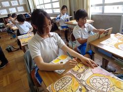 4年生図工の授業