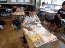 4年生図工の授業