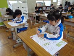 2年生国語の授業（テスト）