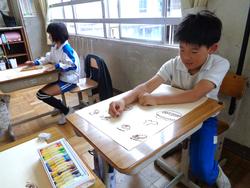3年生図工の授業