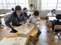 3年生図工の授業
