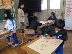 3年生図工の授業