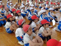 中学年 運動会の練習