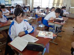 5年生道徳の授業