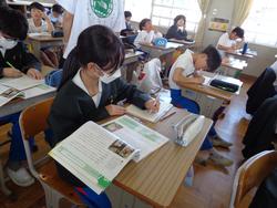 5年生道徳の授業