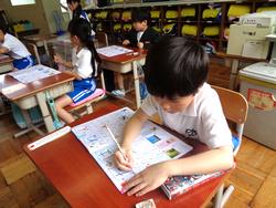 1年生国語の授業