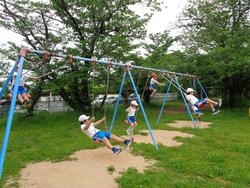 業間休みの外遊び