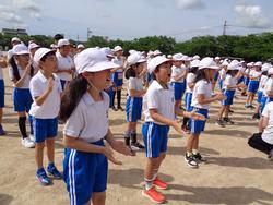 応援合戦の練習