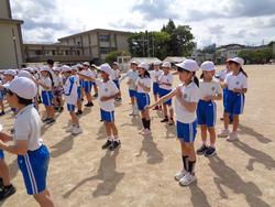 応援合戦の練習