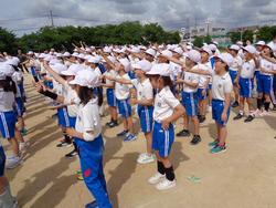 応援合戦の練習