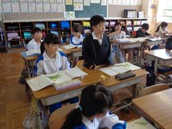 2年生国語の授業