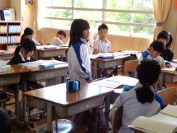2年生国語の授業