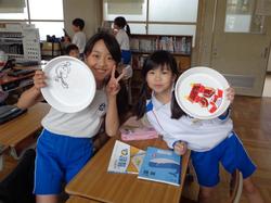 4年生運動会表現演技の小道具にお絵かき