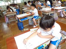 1年生図工の授業