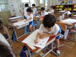 1年生図工の授業